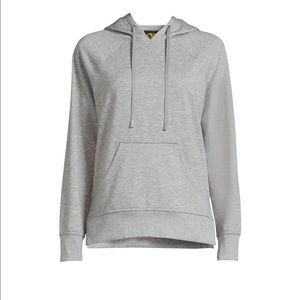Athletic Works Womens Hoodie Size 20 Light Gray Light Fleece Interior New
